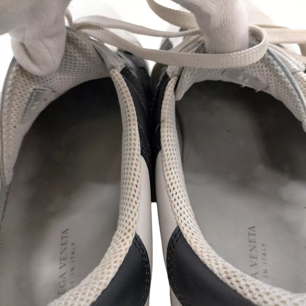 025197BK (L2) Bottega Veneta Shoe Sneakers Men Gray Leather - Picture 6 of 9